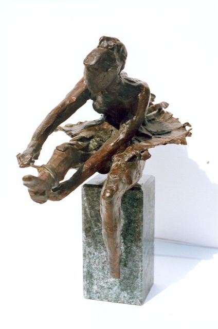 Freddy van Dyck | Ballerina, bronze, 27.0 cm, gesigneerd met initialen