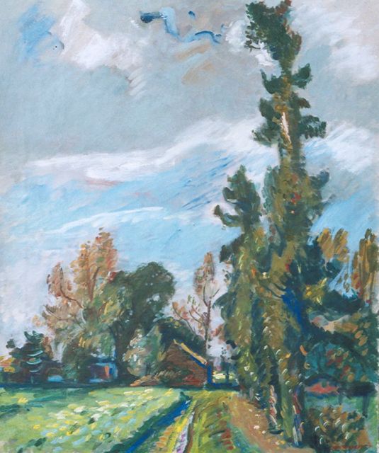 Jan Wiegers | The Veluwe, oil on canvas, 61.4 x 50.5 cm, signed l.r. and painted '41