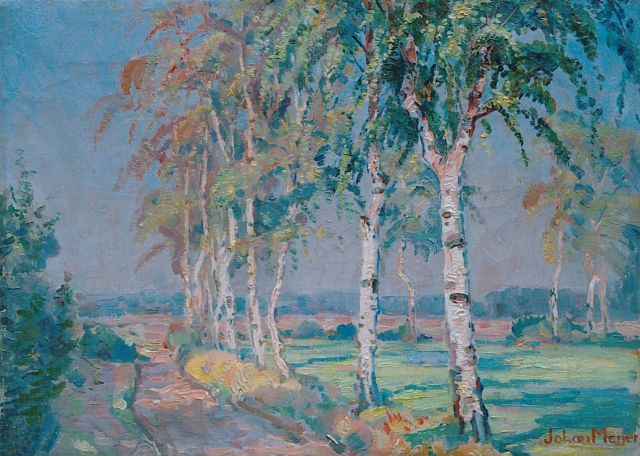 Johan Meijer | September, oil on canvas, 26.4 x 36.7 cm, signed l.r.