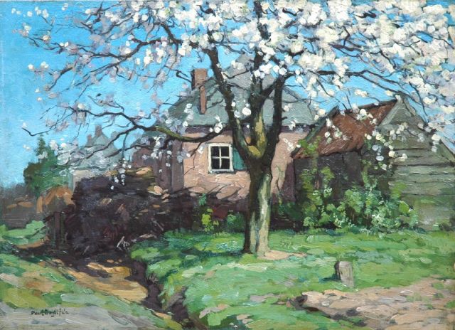 Paul Bodifée | Blossoming tree, oil on panel, 30.0 x 42.0 cm, signed l.l.