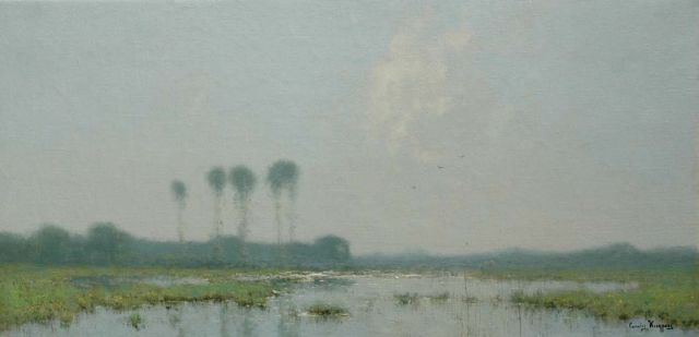 Cornelis Kuijpers | Forelands, oil on canvas, 41.5 x 84.5 cm, signed l.r.