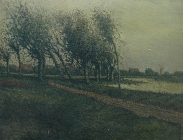 Henri van Daalhoff | Landscape, oil on panel, 32.0 x 40.1 cm, signed l.r.