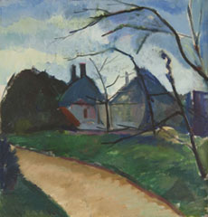 Schelfhout L. - Paysage, oil on canvas 48 x 46.1 cm, signed l.l. and dated 1910 on stretcher