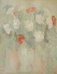 Kelder A.B. - Flowers, oil on board 49.8 x 40 cm, signed l.l.
