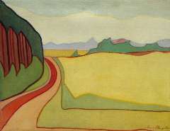 Sluijter J.J.H. - Landscape, Blaricum, oil on canvas 55.3 x 71.3 cm, signed l.r. and dated ca. 1914