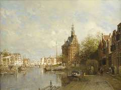 Klinkenberg J.C.K. - The Hoofdtoren, oil on canvas 90 x 120 cm, signed l.l. and dated 1901