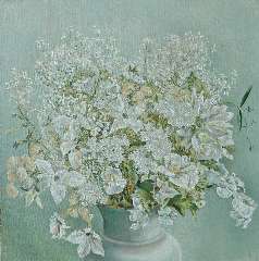Fernhout E.R.J. - Wild flowers, oil on canvas 35 x 35 cm, signed l.r. with initial and dated '35