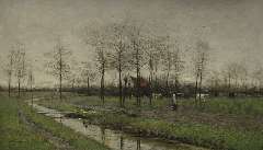 Maris  W. - Springtime, oil on canvas 66 x 111.2 cm, signed l.l.