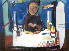 Velde G. van - La Clairvoyante, oil on canvas 80.5 x 100.1 cm, signed l.r. and dated 1932