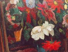 Gestel L. - Flowers, oil on canvas 41.3 x 53.4 cm, signed l.r. and dated '15