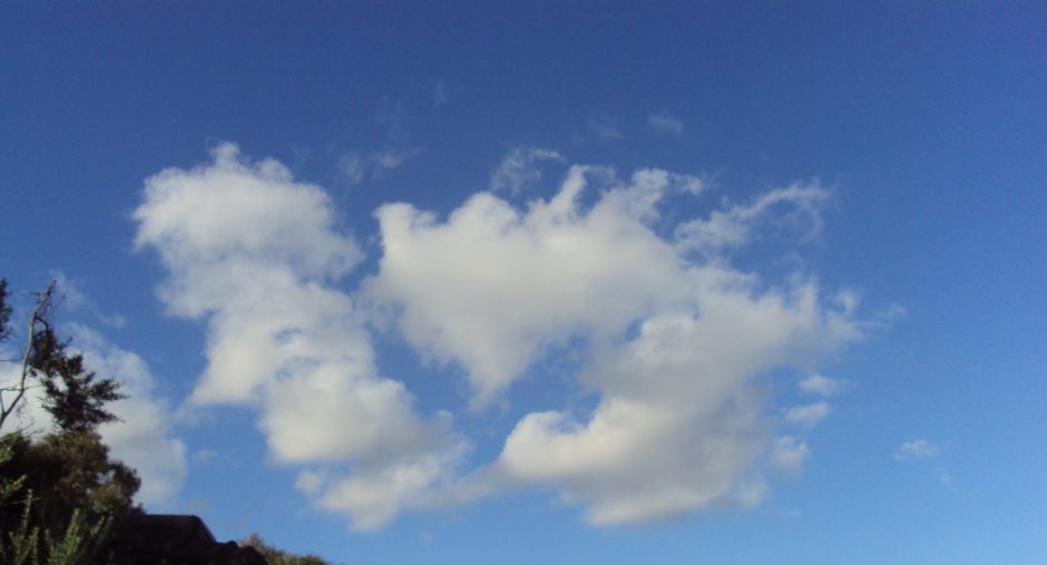 Cumulus congestus (klein)