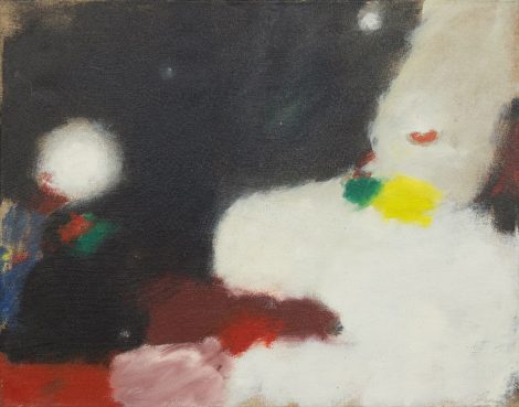 Eugène Brands - Mysterious Universe, oil on canvas 55.0 x 70.5 cm, signed l.r. and dated '71 on the reverse